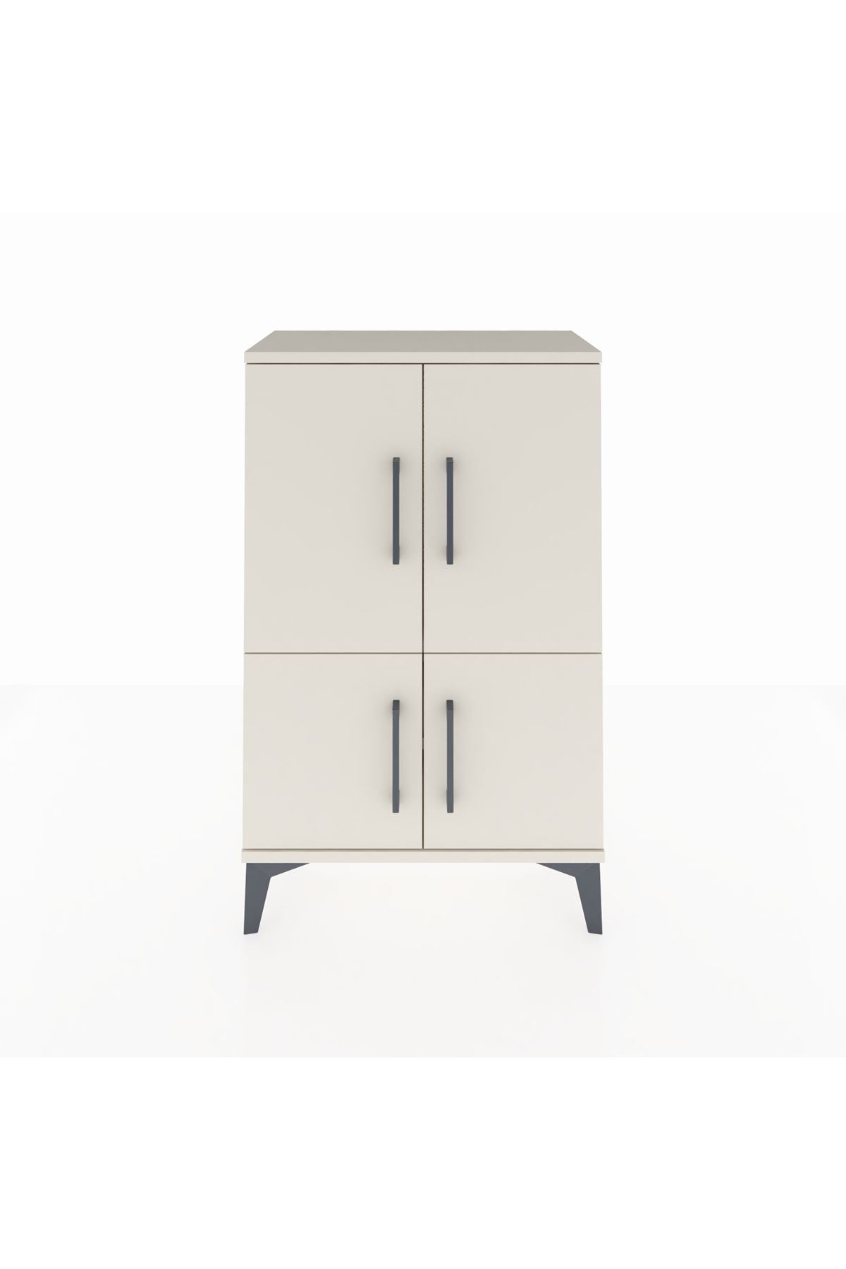 Arges Komodin 2 Raflı 4 Kapaklı 60x30x96 Aytaşı-Aytaşı