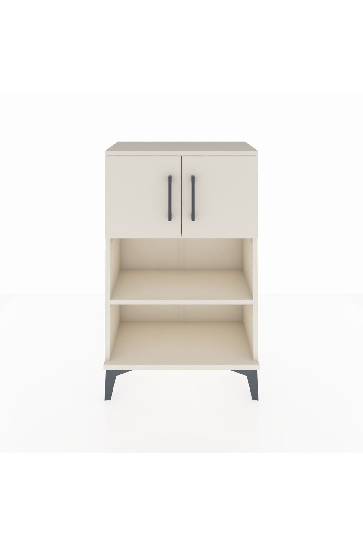 Arges Komodin 2 Raflı 2 Kapaklı 60x30x96 Aytaşı-Aytaşı