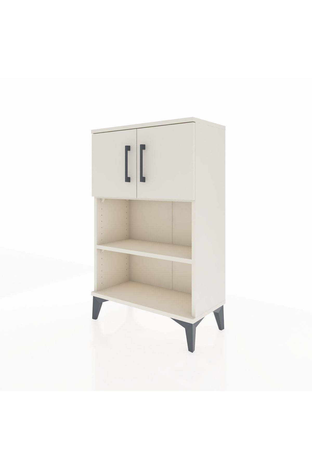 Arges Komodin 2 Raflı 2 Kapaklı 60x30x96 Aytaşı-Aytaşı