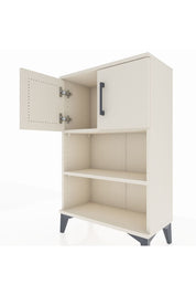 Arges Komodin 2 Raflı 2 Kapaklı 60x30x96 Aytaşı-Aytaşı