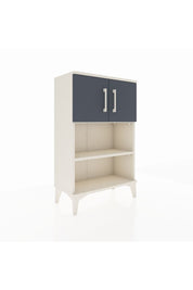 Arges Komodin 2 Raflı 2 Kapaklı 60x30x96 Aytaşı-Antrasit