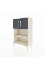 Arges Komodin 2 Raflı 2 Kapaklı 60x30x96 Aytaşı-Antrasit