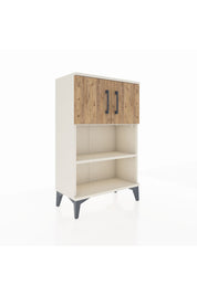 Arges Komodin 2 Raflı 2 Kapaklı 60x30x96 Aytaşı-Çam