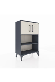 Arges Komodin 2 Raflı 2 Kapaklı 60x30x96 Antrasit-Aytaşı