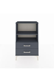 Arges Komodin 2 Raflı 2 Çekmeceli 60x30x96 Antrasit-Antrasit