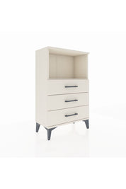 Arges Komodin Tek Raflı 3 Çekmeceli 60x30x96 Aytaşı-Aytaşı