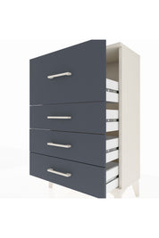 Arges Komodin 4 Çekmeceli 60x30x96 Aytaşı-Antrasit