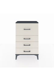 Arges Komodin 4 Çekmeceli 60x30x96 Antrasit-Aytaşı