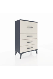 Arges Komodin 4 Çekmeceli 60x30x96 Antrasit-Aytaşı