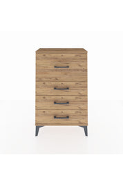 Arges Komodin 4 Çekmeceli 60x30x96 Çam-Çam