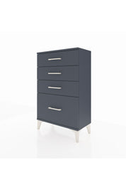 Arges Komodin 4 Çekmeceli 60x30x96 Antrasit-Antrasit