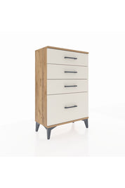 Arges Komodin 4 Çekmeceli 60x30x96 Çam-Aytaşı