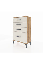 Arges Komodin 4 Çekmeceli 60x30x96 Çam-Aytaşı