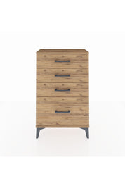 Arges Komodin 4 Çekmeceli 60x30x96 Çam-Çam