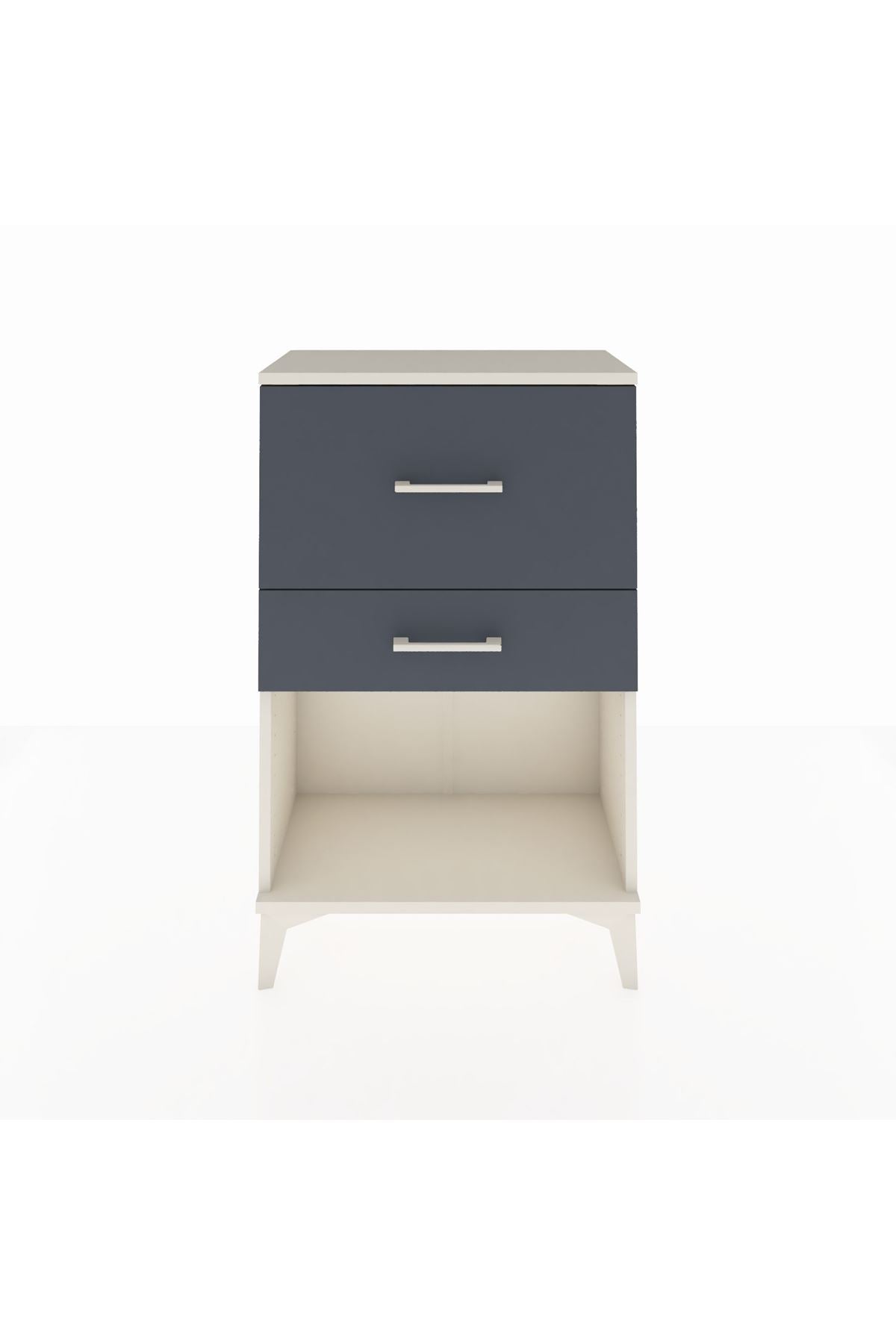 Arges Komodin 2 Çekmeceli 60x30x96 Aytaşı-Antrasit