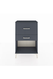 Arges Komodin 2 Çekmeceli 60x30x96 Antrasit-Antrasit