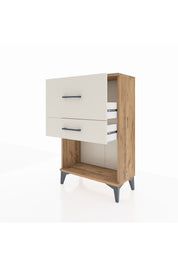 Arges Komodin 2 Çekmeceli 60x30x96 Çam-Aytaşı