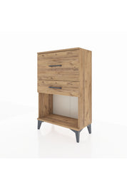 Arges Komodin 2 Çekmeceli 60x30x96 Çam-Çam
