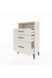 Arges Komodin Tek Raflı 3 Çekmeceli 60x30x96 Aytaşı-Aytaşı