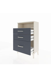 Arges Komodin Tek Raflı 3 Çekmeceli 60x30x96 Aytaşı-Antrasit