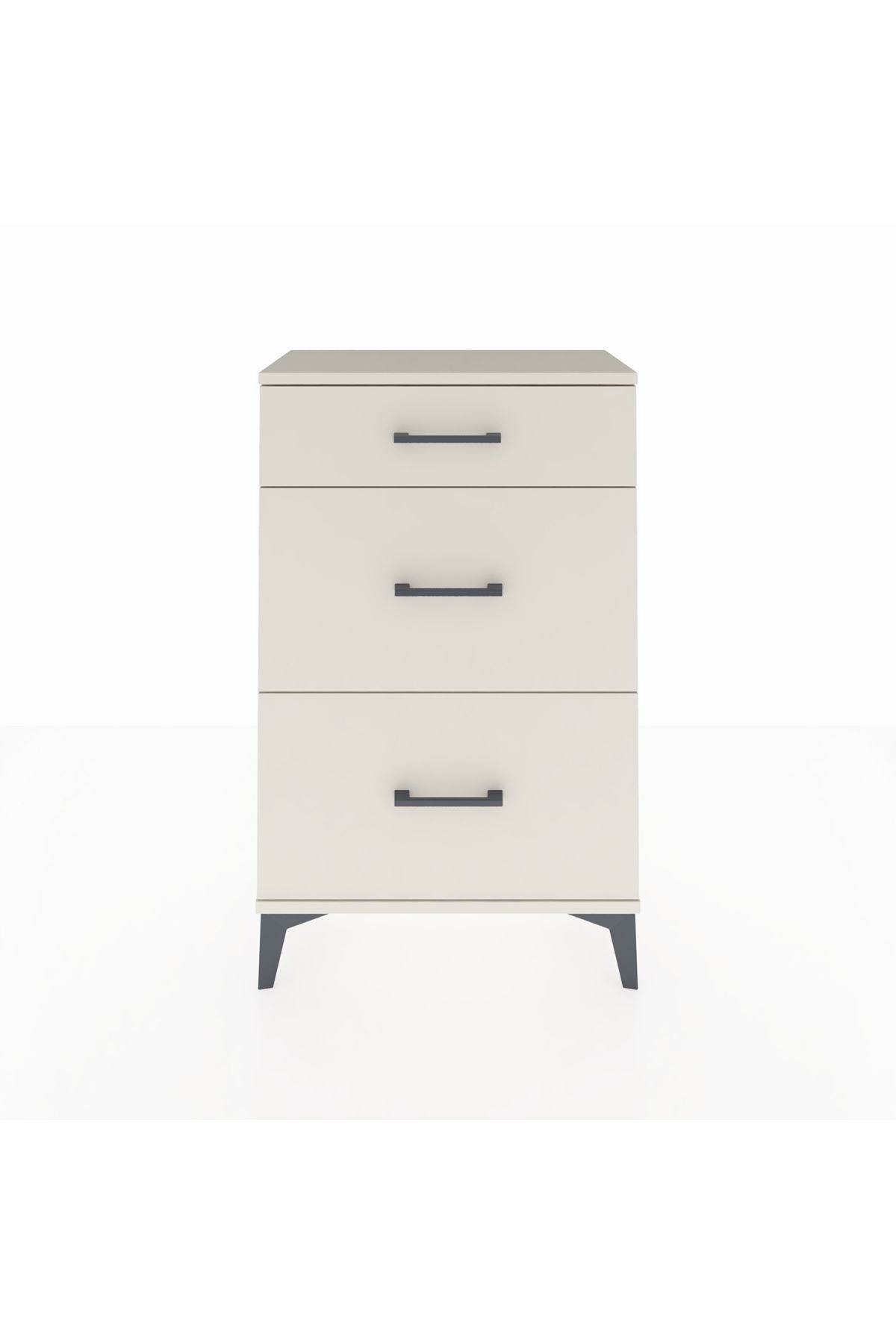 Arges Komodin 3 Çekmeceli 60x30x96 Aytaşı-Aytaşı