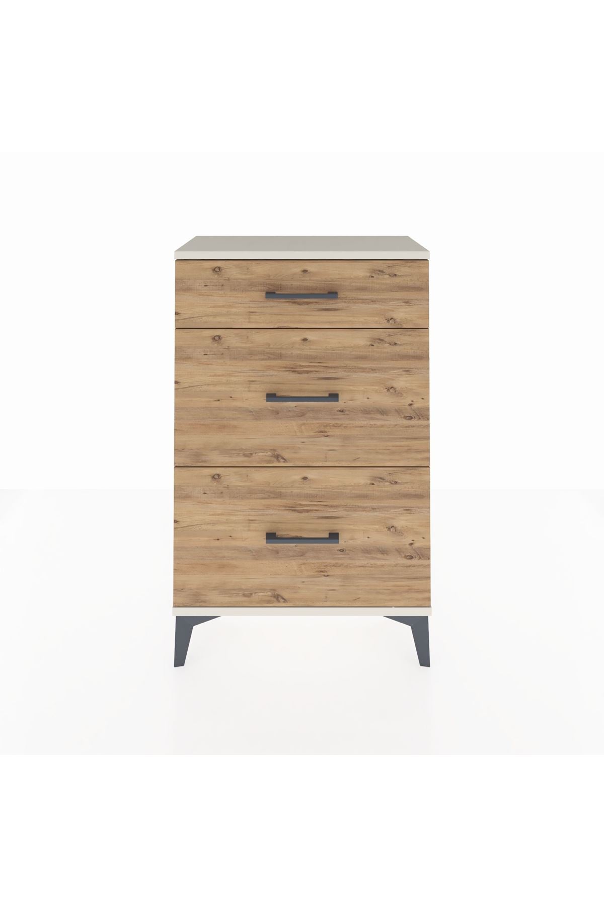 Arges Komodin 3 Çekmeceli 60x30x96 Aytaşı-Çam