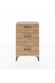 Arges Komodin 3 Çekmeceli 60x30x96 Aytaşı-Çam