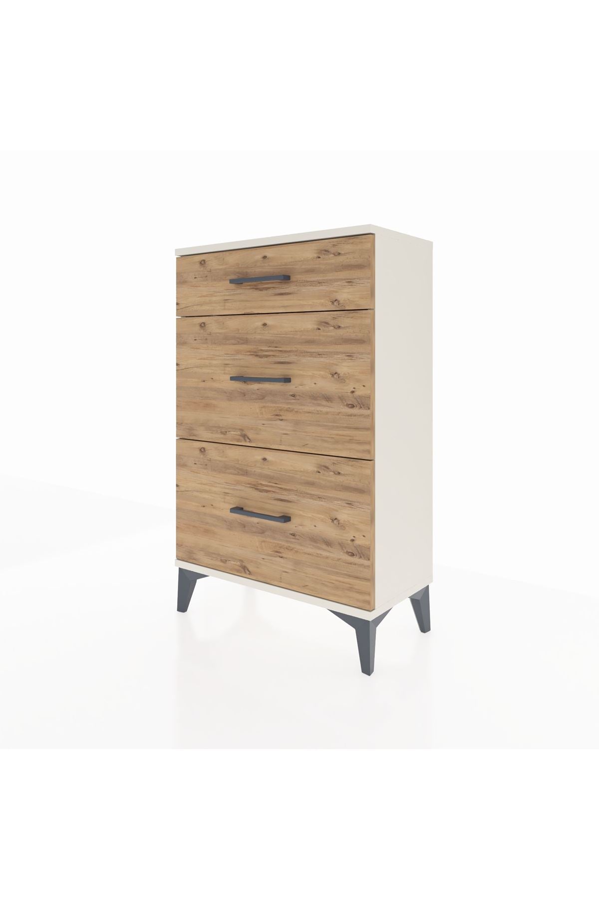 Arges Komodin 3 Çekmeceli 60x30x96 Aytaşı-Çam