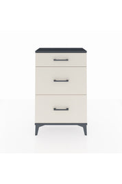 Arges Komodin 3 Çekmeceli 60x30x96 Antrasit-Aytaşı