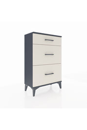 Arges Komodin 3 Çekmeceli 60x30x96 Antrasit-Aytaşı