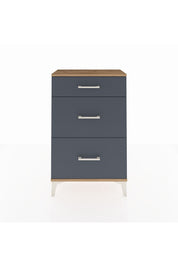 Arges Komodin 3 Çekmeceli 60x30x96 Çam-Antrasit