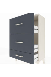 Arges Komodin 3 Çekmeceli 60x30x96 Aytaşı-Antrasit