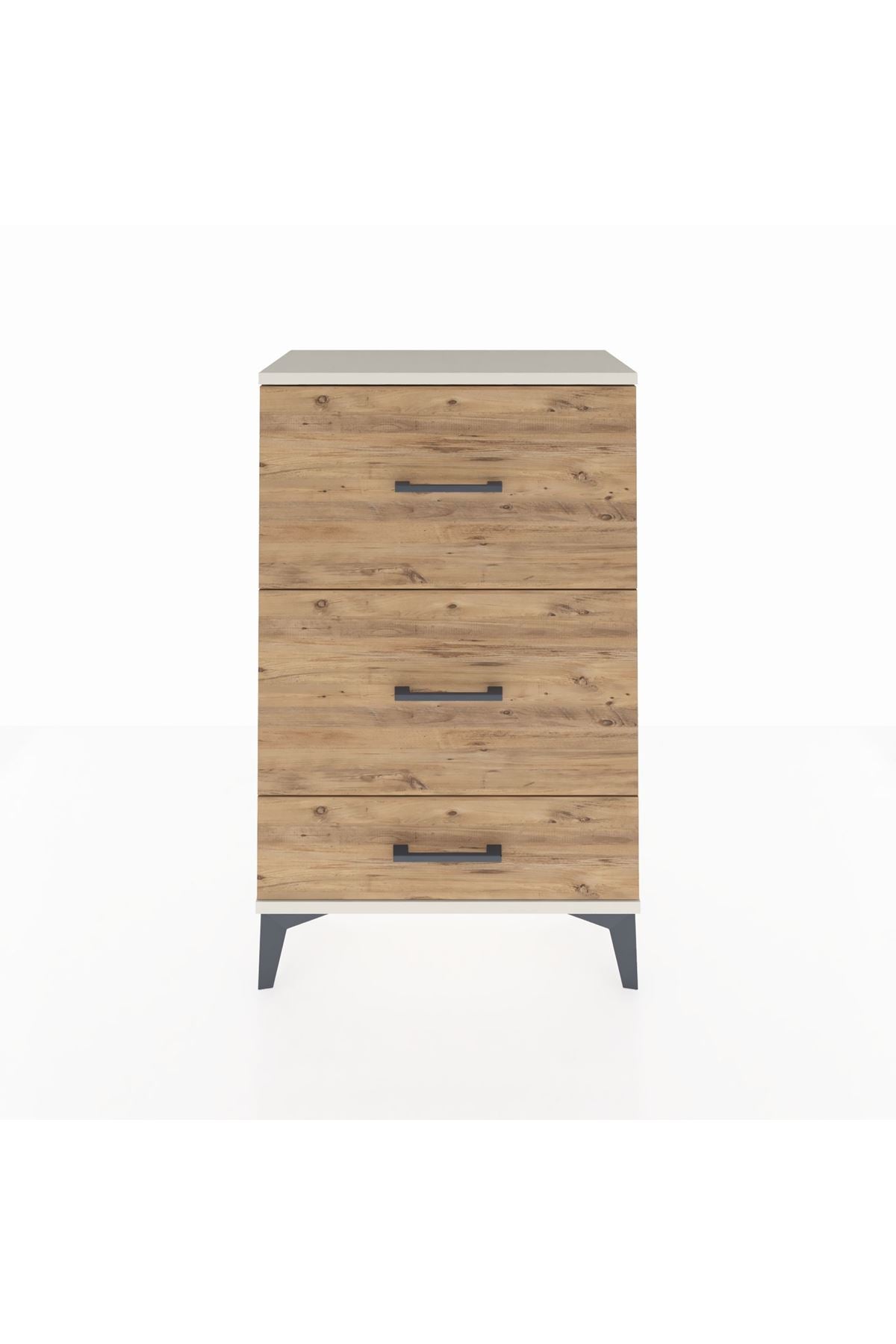 Arges Komodin 3 Çekmeceli 60x30x96 Aytaşı-Çam