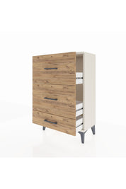 Arges Komodin 3 Çekmeceli 60x30x96 Aytaşı-Çam