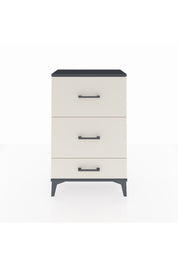 Arges Komodin 3 Çekmeceli 60x30x96 Antrasit-Aytaşı