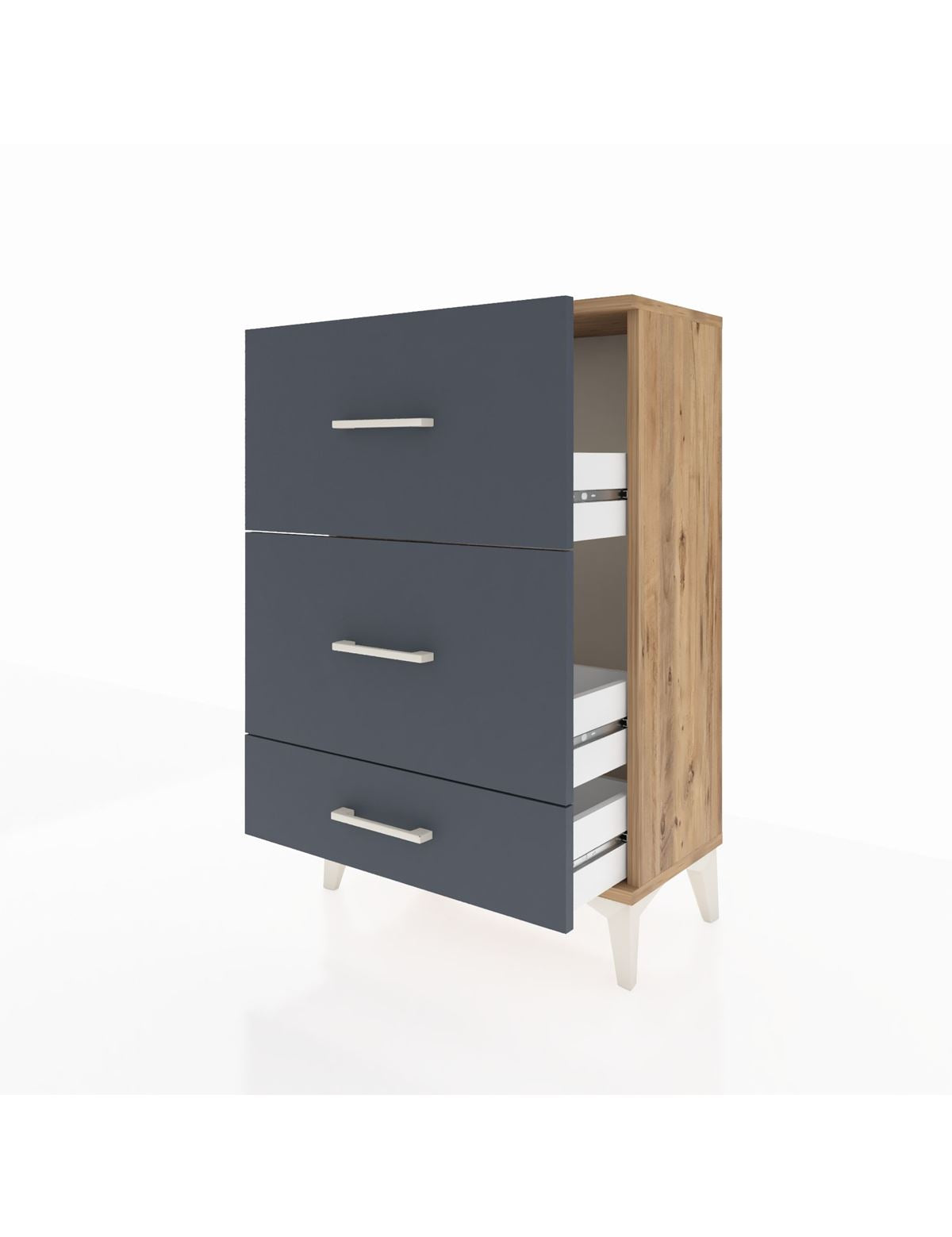 Arges Komodin 3 Çekmeceli 60x30x96 - S14M012V8A