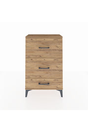 Arges Komodin 3 Çekmeceli 60x30x96 Çam-Çam