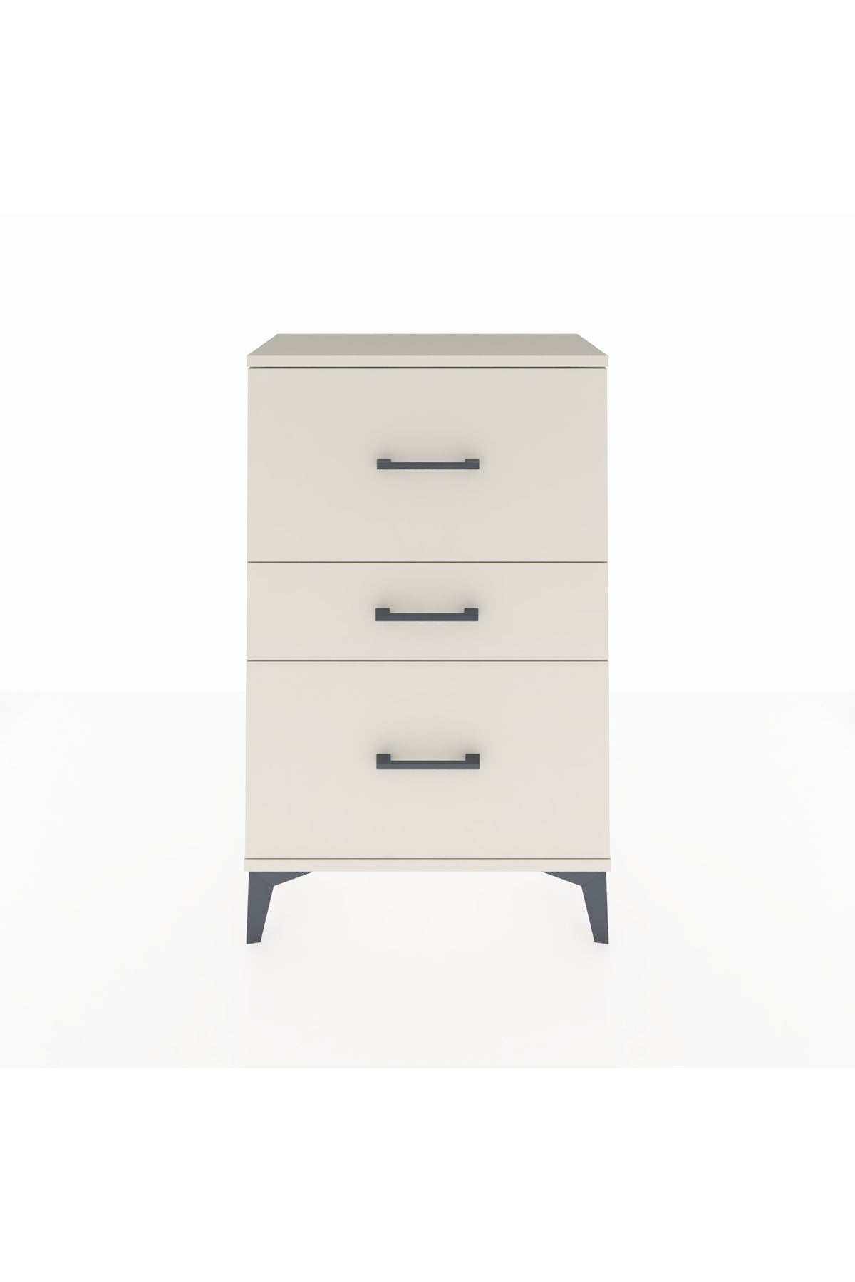 Arges Komodin 3 Çekmeceli 60x30x96 Aytaşı-Aytaşı