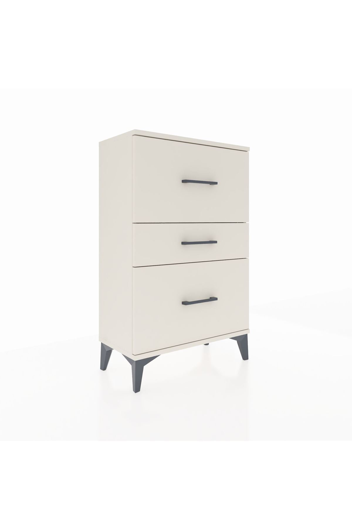 Arges Komodin 3 Çekmeceli 60x30x96 Aytaşı-Aytaşı