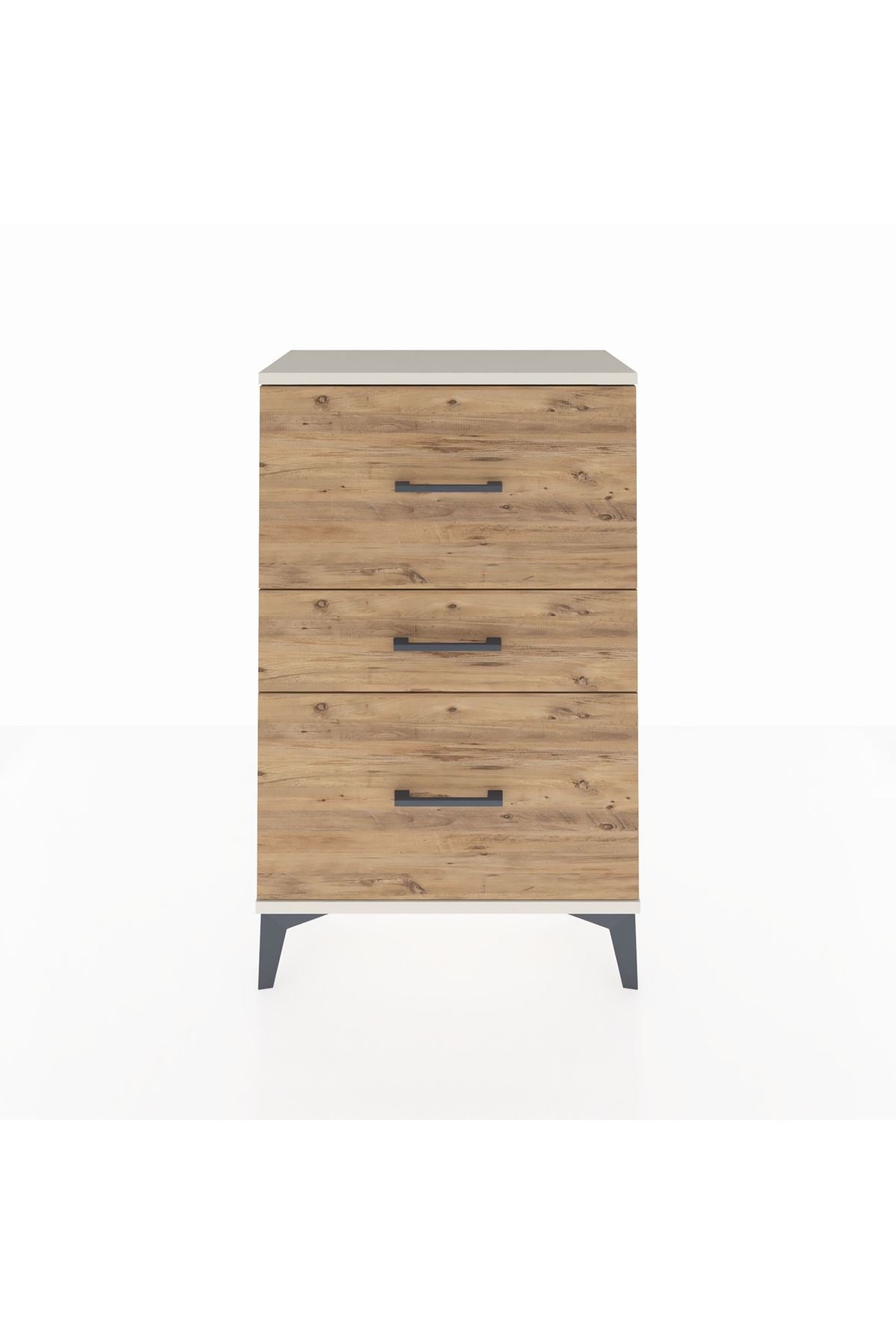 Arges Komodin 3 Çekmeceli 60x30x96 Aytaşı-Çam