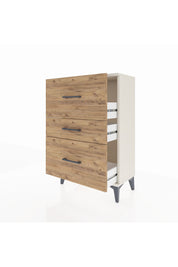 Arges Komodin 3 Çekmeceli 60x30x96 Aytaşı-Çam