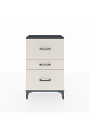 Arges Komodin 3 Çekmeceli 60x30x96 Antrasit-Aytaşı