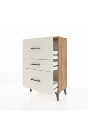 Arges Komodin 3 Çekmeceli 60x30x96 Çam-Aytaşı