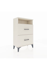 Arges Komodin Tek Raflı 2 Çekmeceli 60x30x96 Aytaşı-Aytaşı