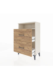 Arges Komodin Tek Raflı 2 Çekmeceli 60x30x96 Aytaşı-Çam