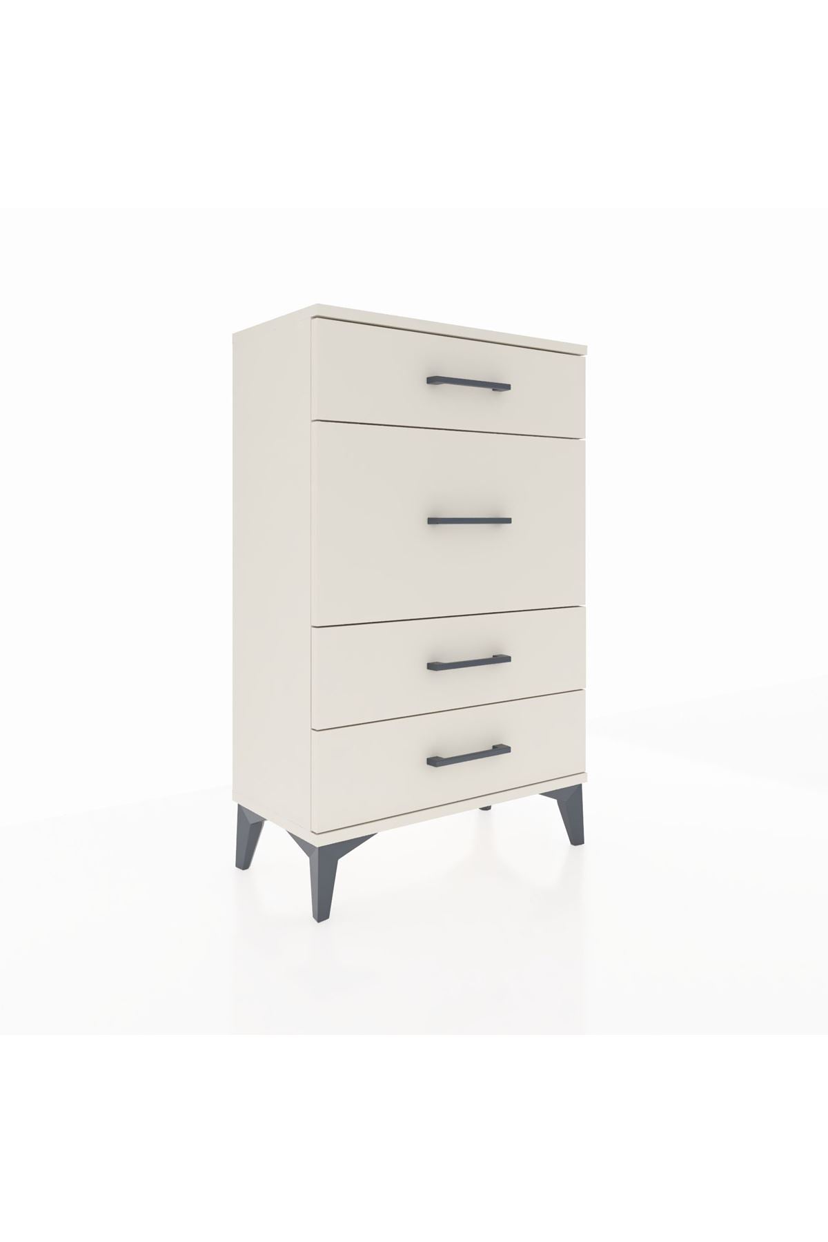 Arges Komodin 4 Çekmeceli 60x30x96 Aytaşı-Aytaşı