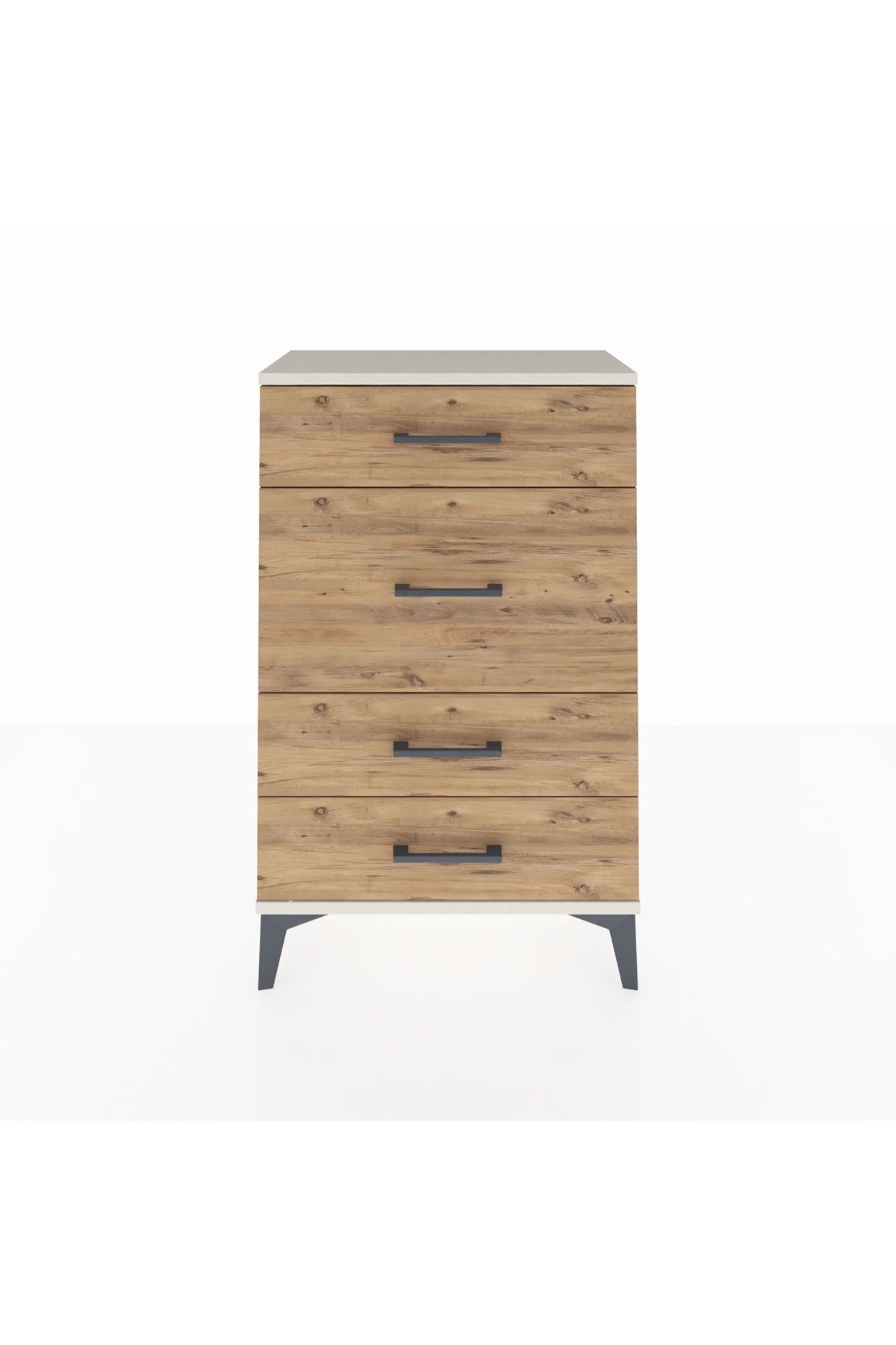 Arges Komodin 4 Çekmeceli 60x30x96 Aytaşı-Çam