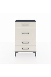 Arges Komodin 4 Çekmeceli 60x30x96 Antrasit-Aytaşı