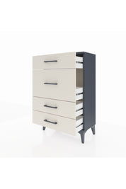 Arges Komodin 4 Çekmeceli 60x30x96 Antrasit-Aytaşı