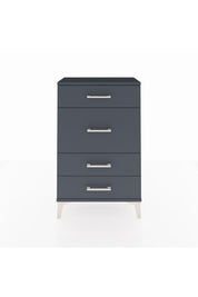 Arges Komodin 4 Çekmeceli 60x30x96 Antrasit-Antrasit